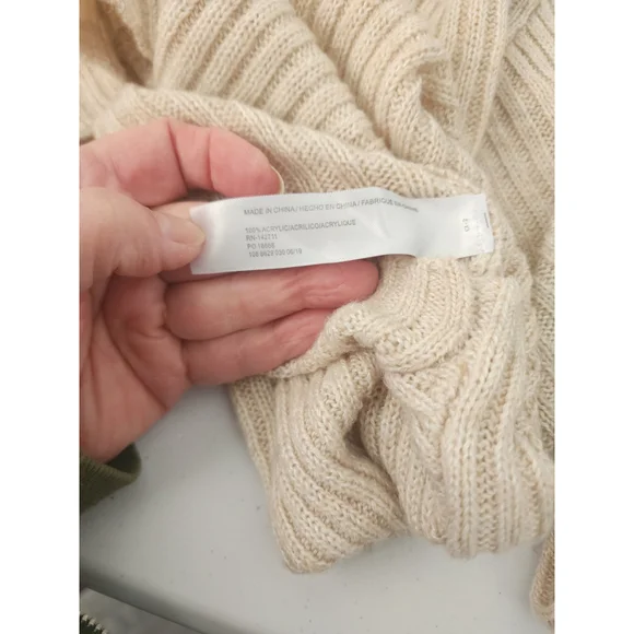 Eloquii Tan Ribbed Sweaterb - Picture 5 of 5